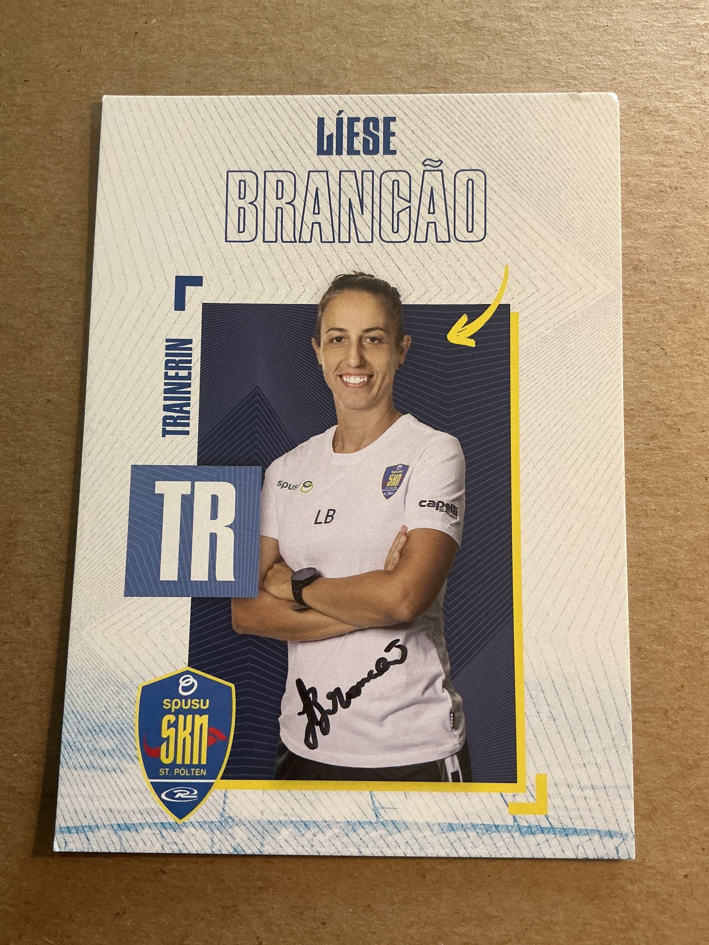 Liese Brancao, Brazil 🇧🇷 SKN St. Pölten 2024/25 hand signed