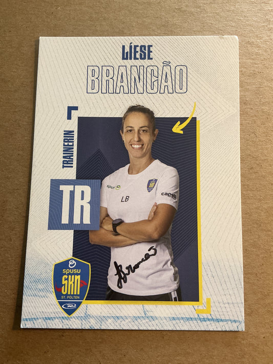 Liese Brancao, Brazil 🇧🇷 SKN St. Pölten 2024/25 hand signed