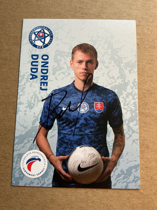 Ondrej Duda, Slovakia 🇸🇰 UEFA Euro Cup 2020 hand signed