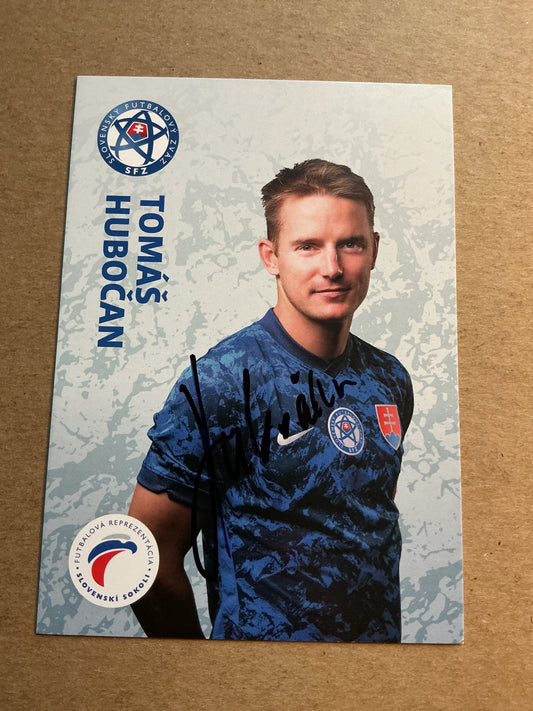 Tomas Hubocan, Slovakia 🇸🇰 UEFA Euro Cup 2020 hand signed