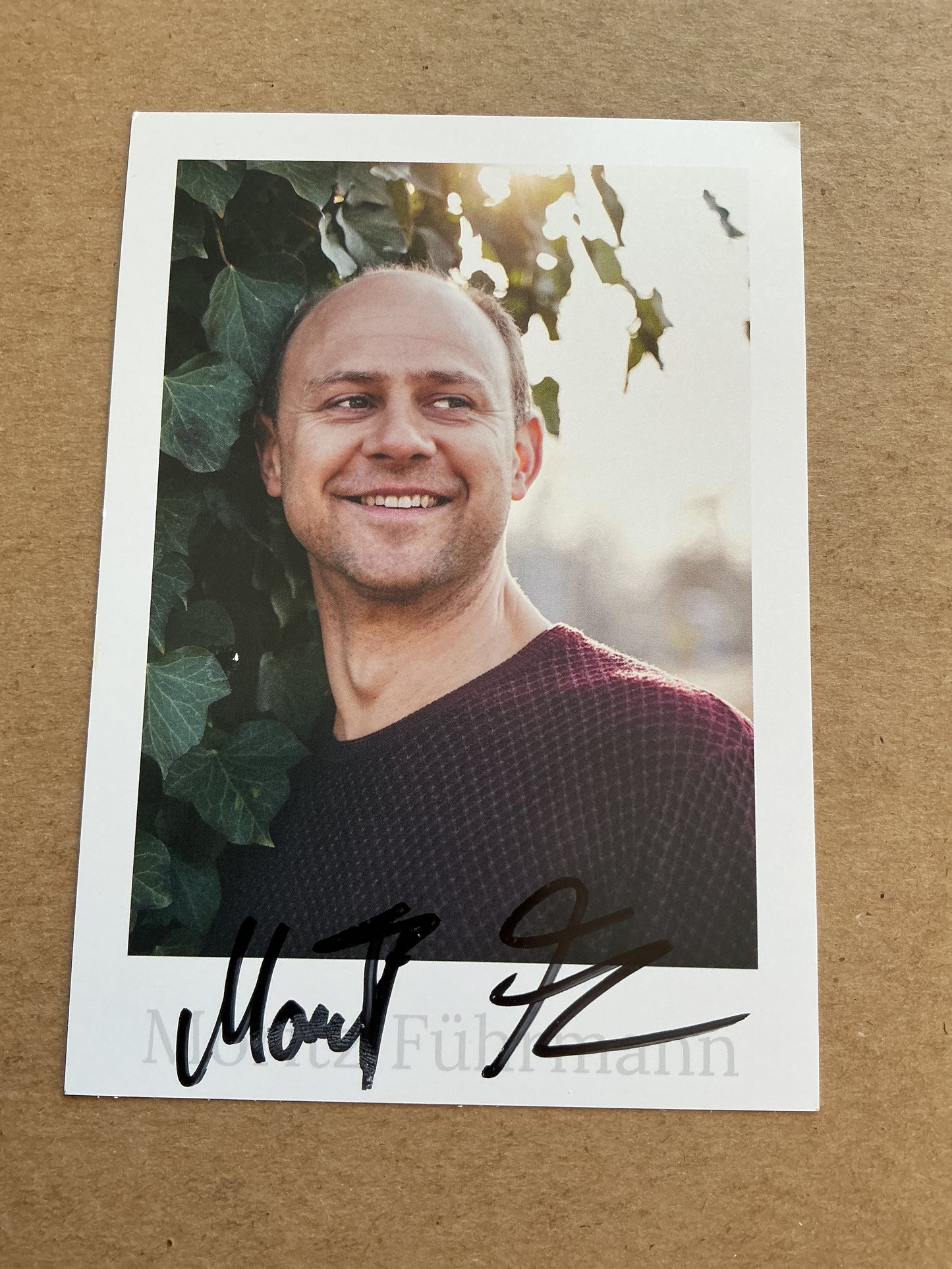 Moritz Führmann, Germany 🇩🇪 Actor 2025 hand signed