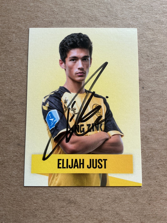Elijah Just, New Zealand 🇳🇿 AC Horsens 2022/23 hand signed