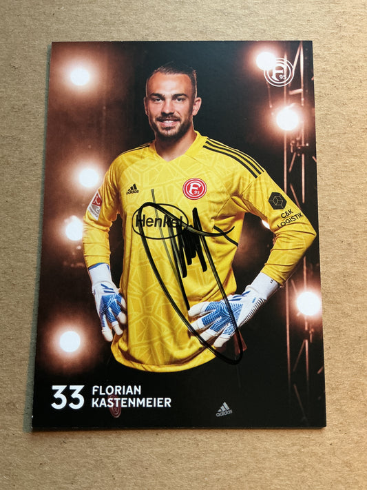 Florian Kastenmeier, Germany 🇩🇪 Fortuna Düsseldorf 2022/23 hand signed