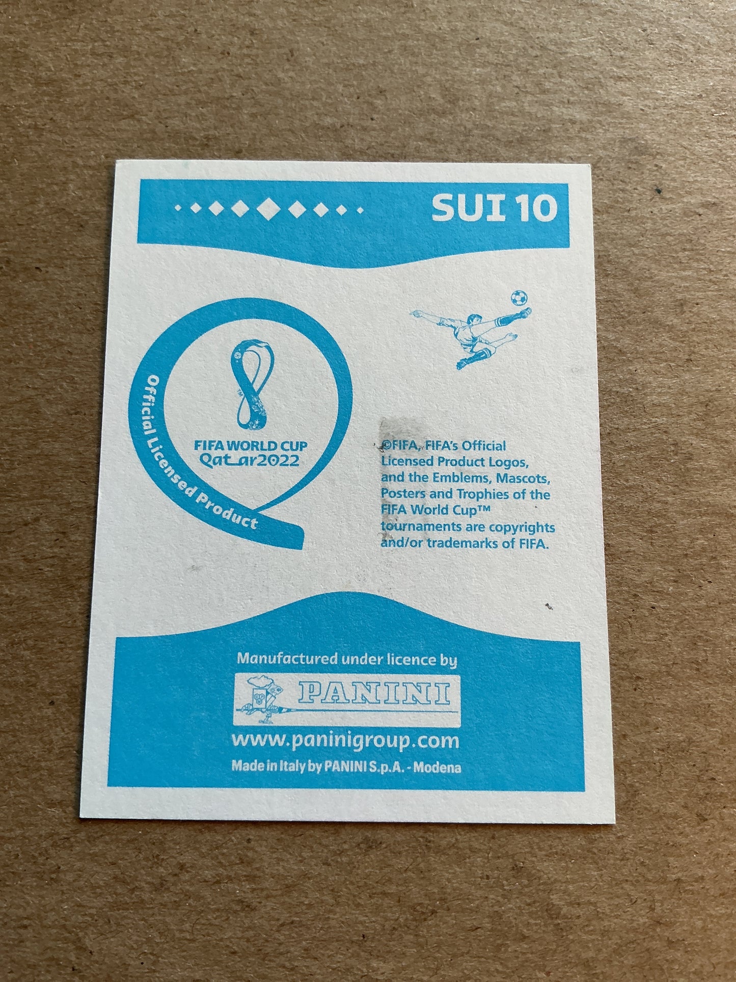 Silvan Widmer, Switzerland 🇨🇭 FIFA World Cup 2022 Panini hand signed