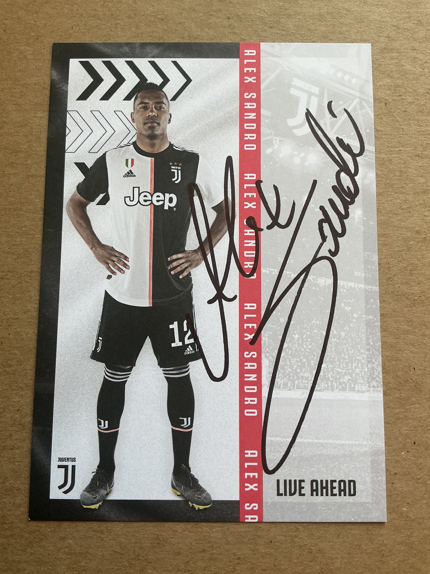 Alex Sandro, Brazil 🇧🇷 Juventus FC 2019/20 hand signed
