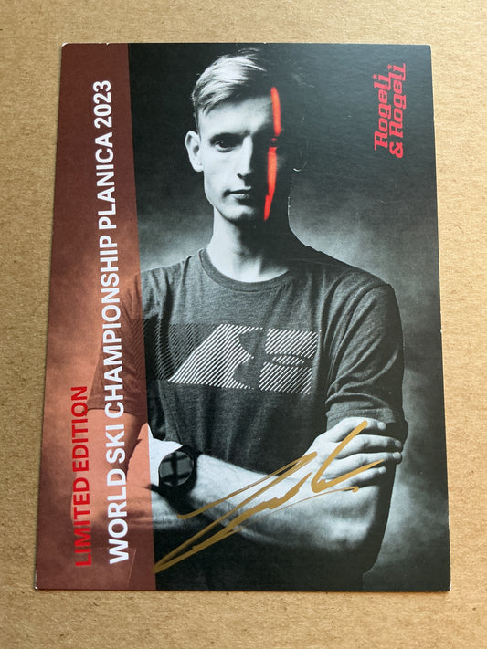 Lovro Kos, Slovenia 🇸🇮 Ski Jumping Winter Sports 2024/25 hand signed