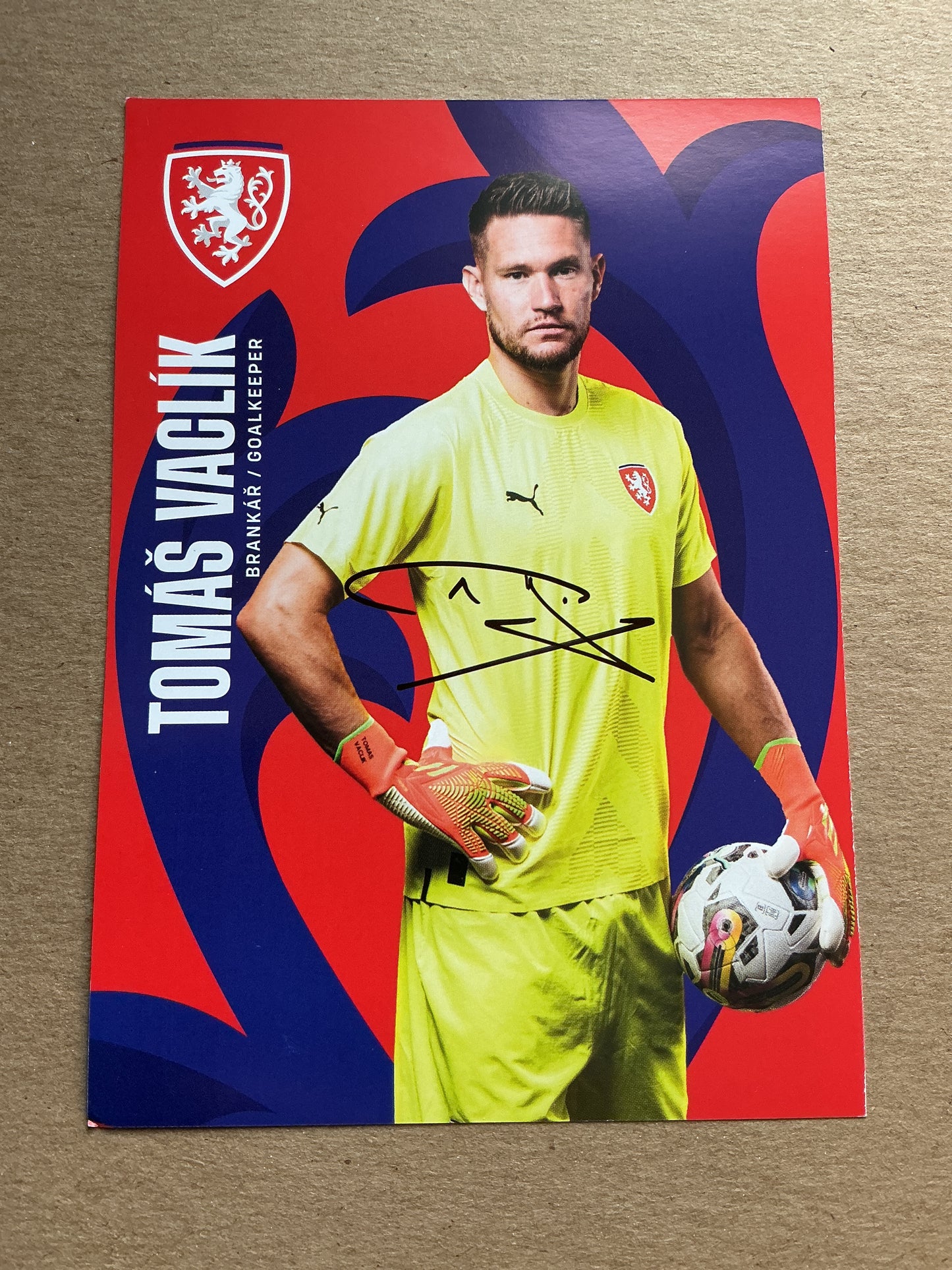 Tomáš Vaclík, Czech Republic 🇨🇿 2023 Olympiacos hand signed