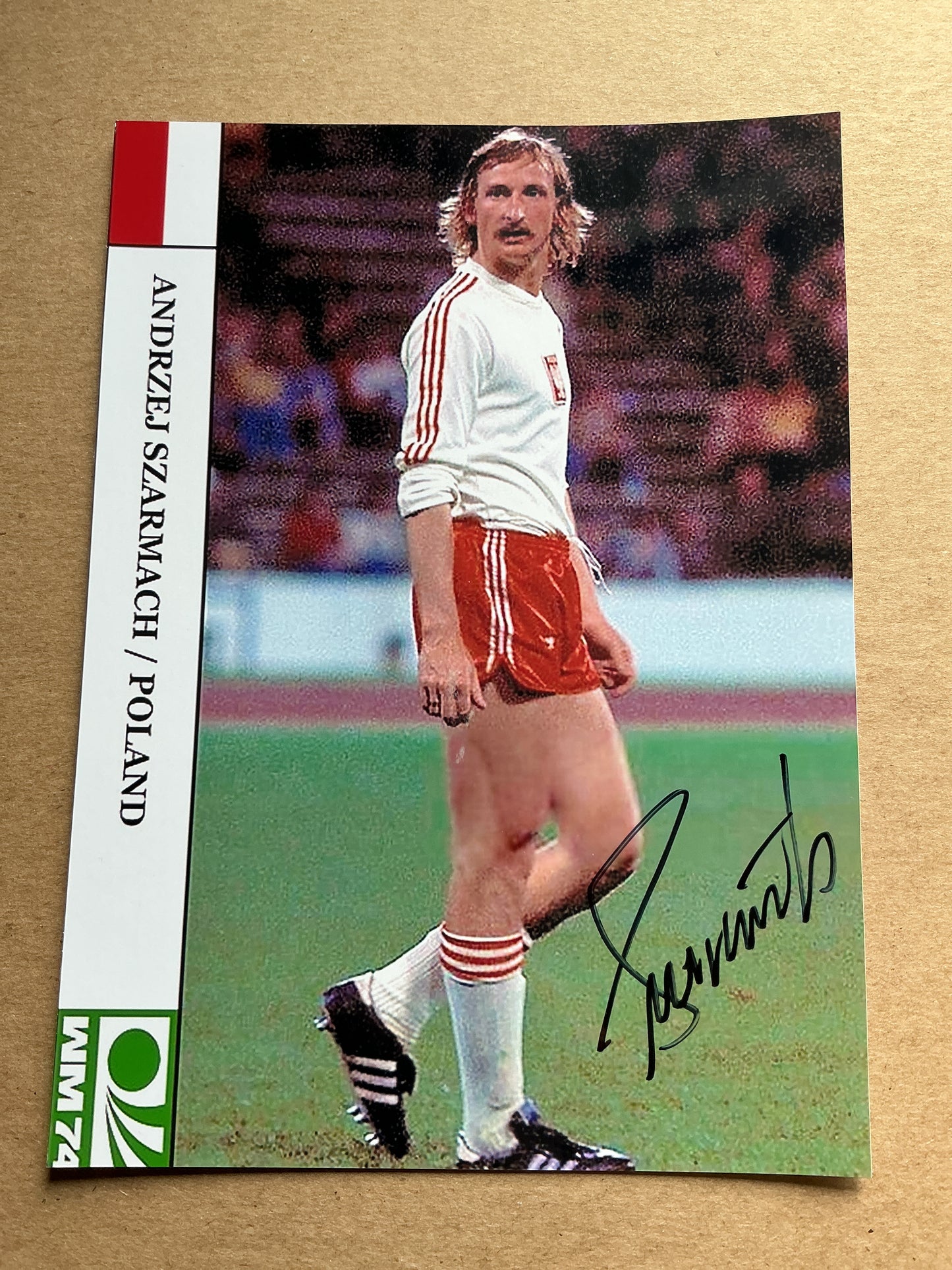 Andrzej Szarmach, Poland 🇵🇱 FIFA World Cup 1974 hand signed