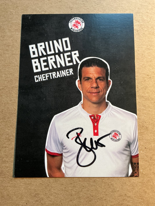 Bruno Berner, Switzerland 🇨🇭 FC Winterthur 2022/23 hand signed