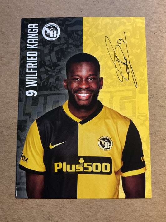 Wilfried Kanga, France 🇫🇷 BSC Young Boys 2021/22 hand signed
