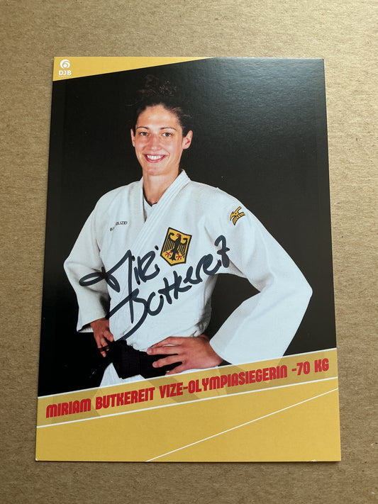 Miriam Butkereit, Germany 🇩🇪 Judo Summer Olympics 2024 hand signed