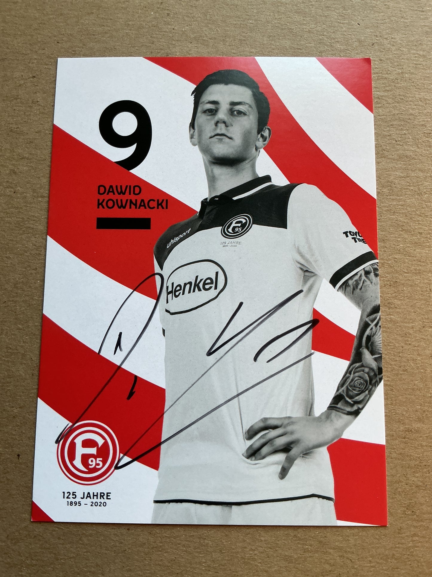 David Kownacki, Poland 🇵🇱 Fortuna Düsseldorf 2019/20 hand signed
