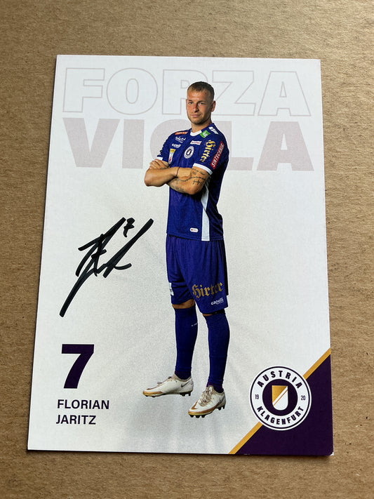 Florian Jaritz, Austria 🇦🇹 Austria Klagenfurt 2023/24 hand signed