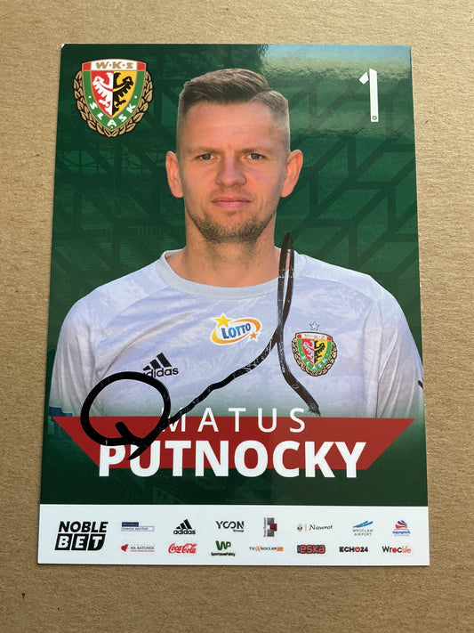 Matus Potnocky, Slovakia 🇸🇰 Śląsk Wrocław 2019/20 hand signed