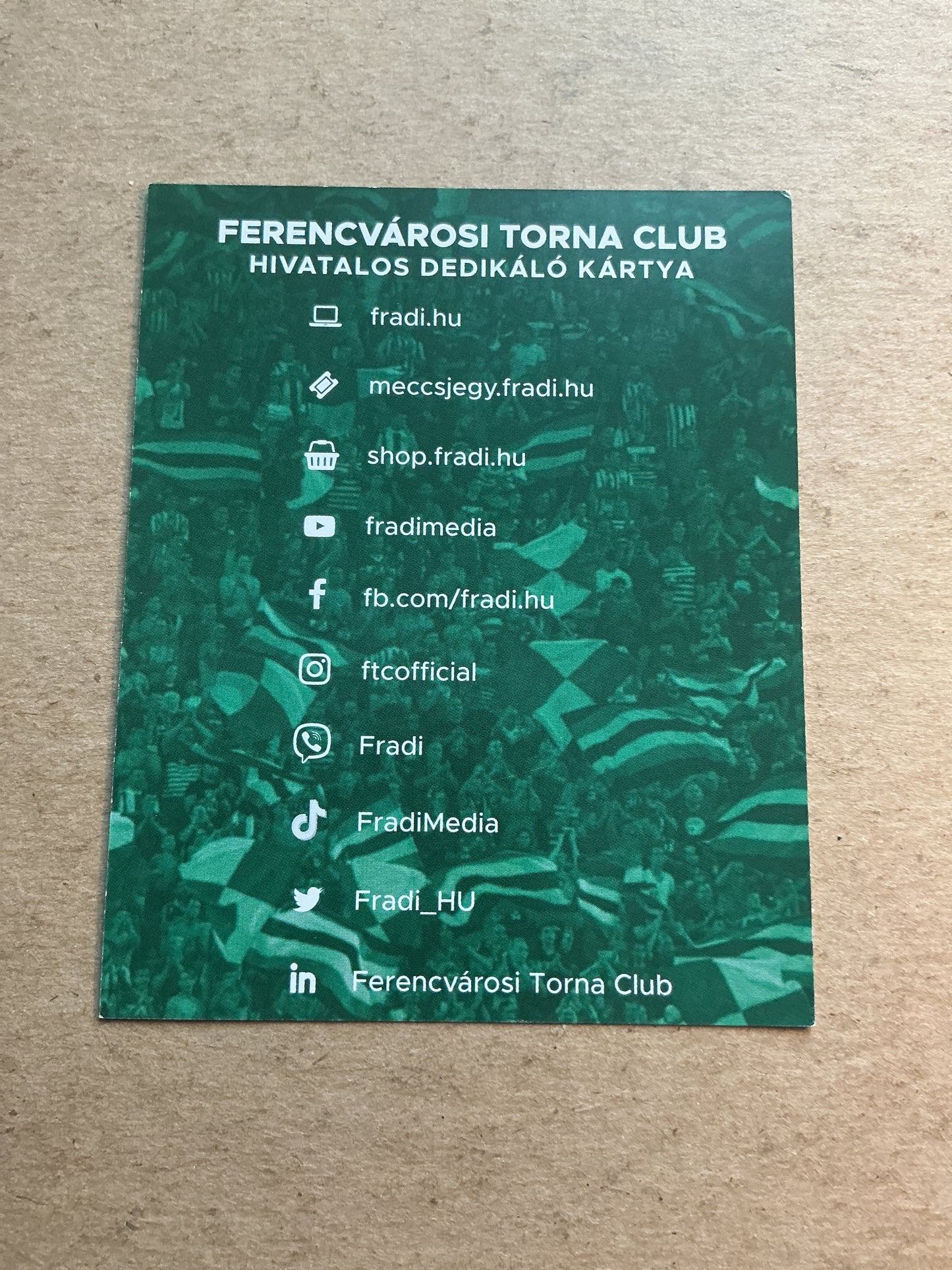 Myrto Uzuni, Albania 🇦🇱 Ferencvaros TC 2021/22 hand signed