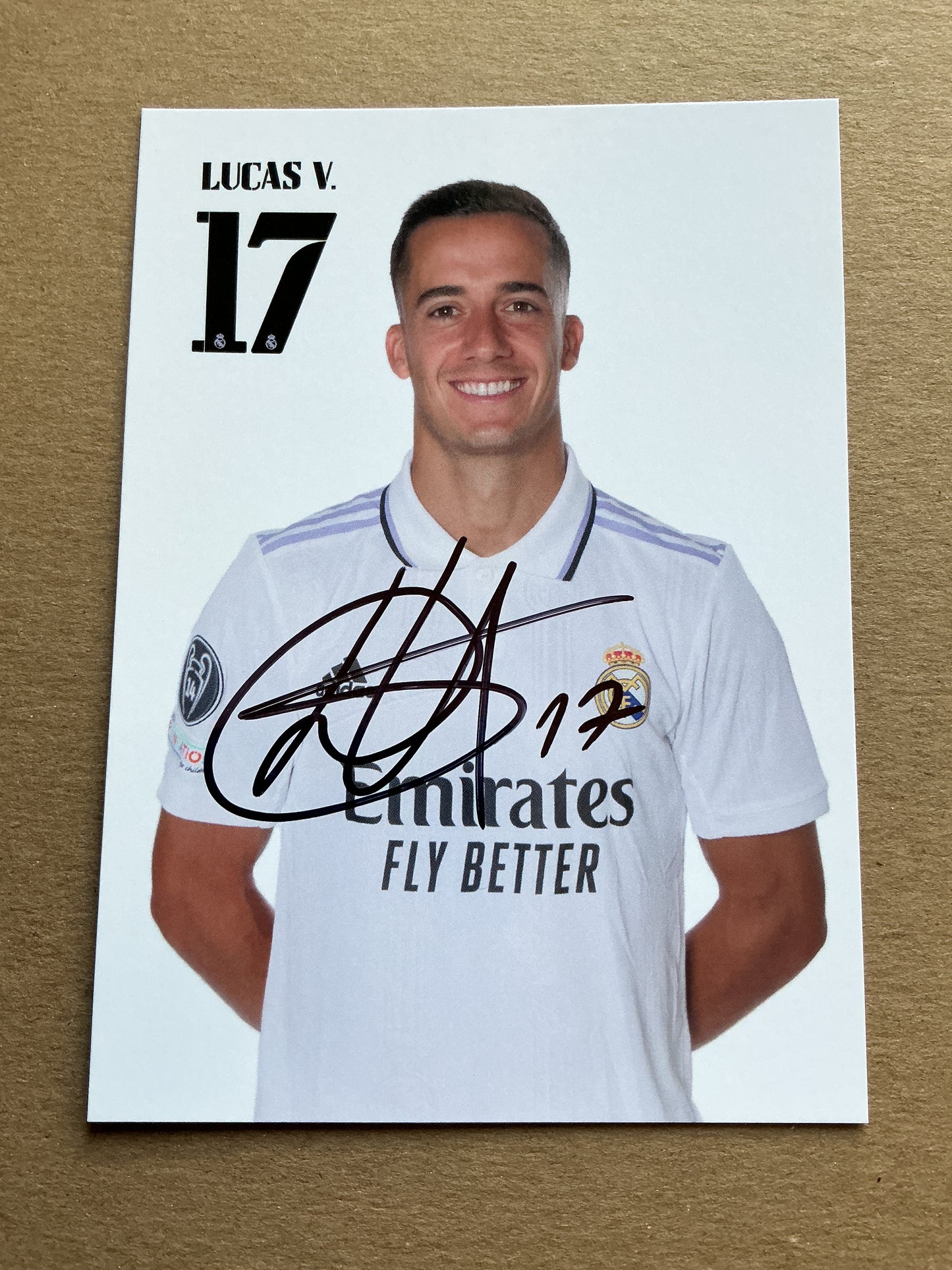 Lucas Vázquez, Spain 🇪🇸 Real Madrid 2022/23 hand signed
