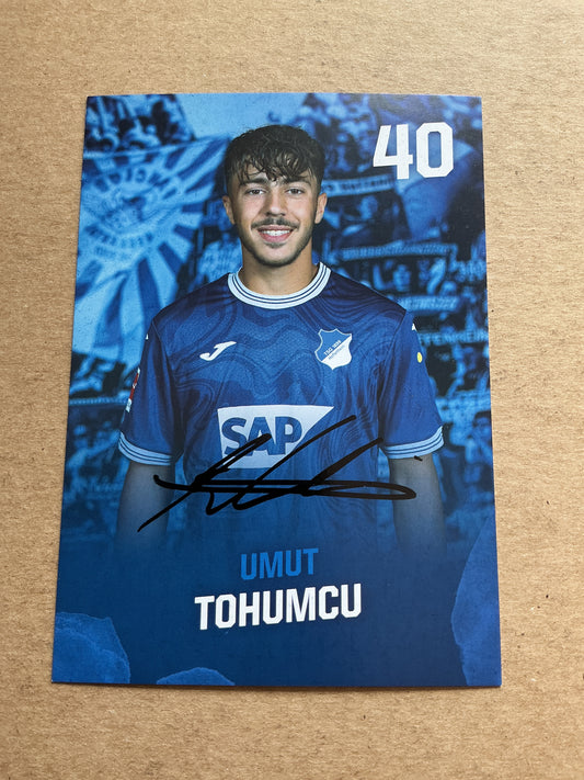 Umut Tohumcu, Germany 🇩🇪 TSG 1899 Hoffenheim 2023/24 hand signed