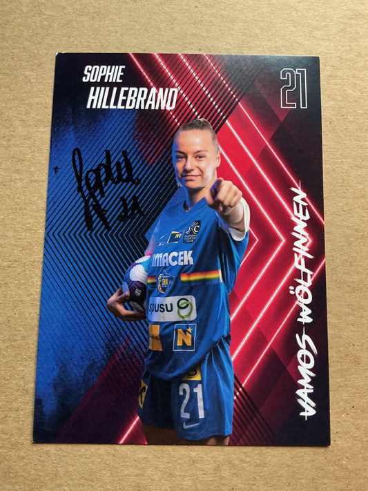 Sophie Hillebrand, Austria 🇦🇹 SKN St.Pölten 2022/23 hand signed
