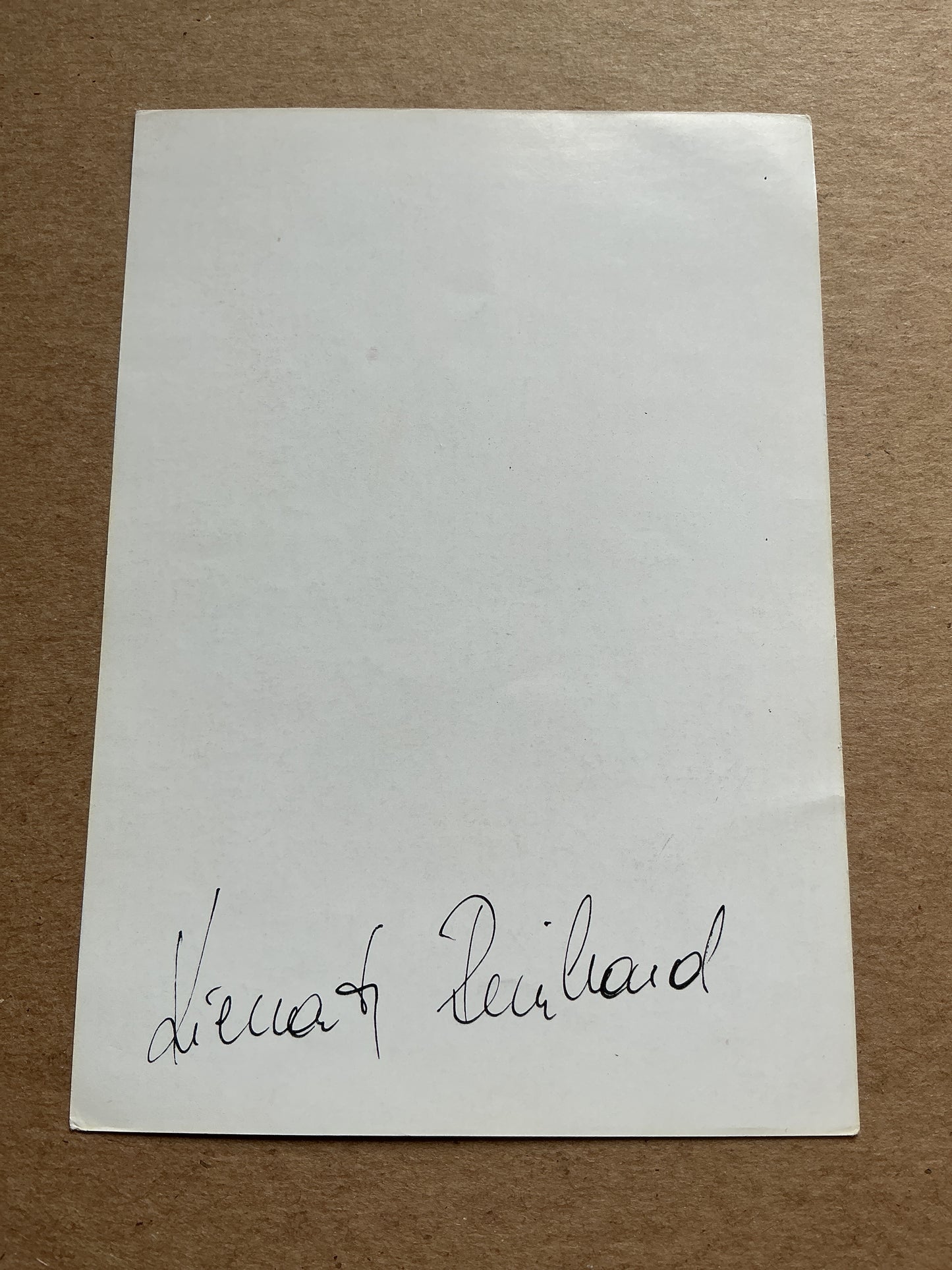 Reinhard Kienast, Austria 🇦🇹 Rapid Vienna 1982/83 hand signed