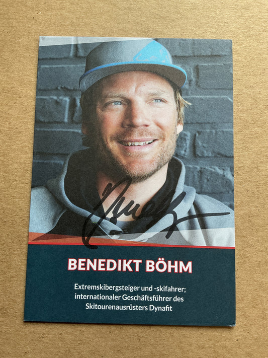 Benedikt Böhm, Germany 🇩🇪 Extreme Ski Mountaineer 2024/25 hand signed
