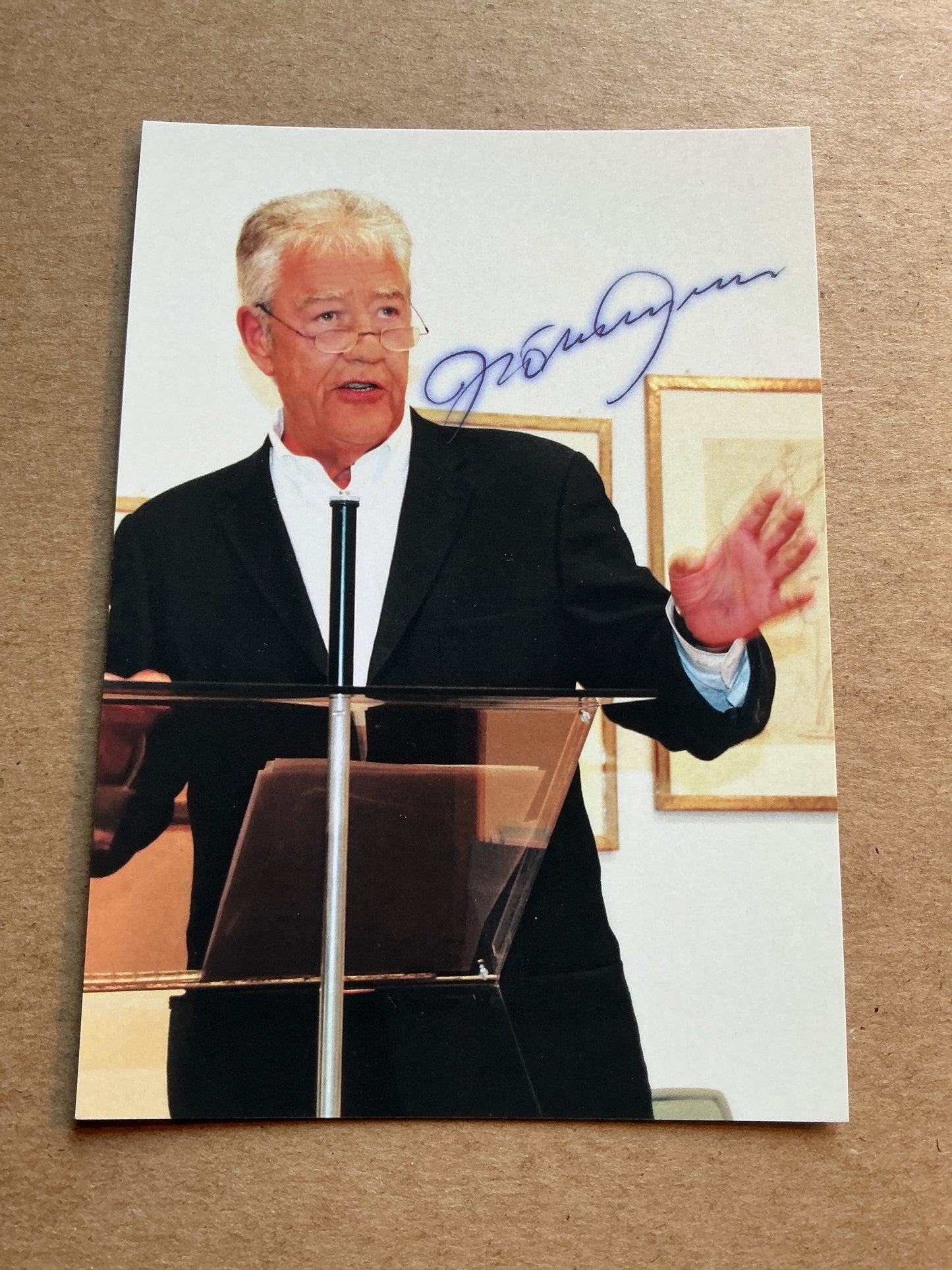 Björn Engholm, Germany 🇩🇪 Minister-President Schleswig-Holstein 2024 hand signed