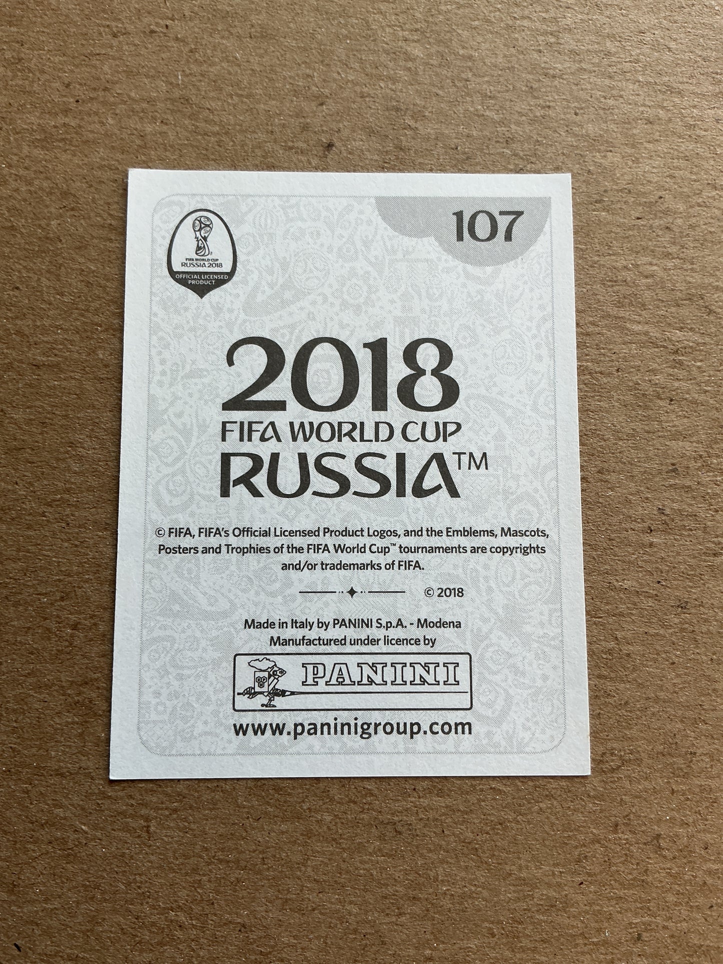 Matías Vecino, Uruguay 🇺🇾 FIFA World Cup 2018 Panini hand signed
