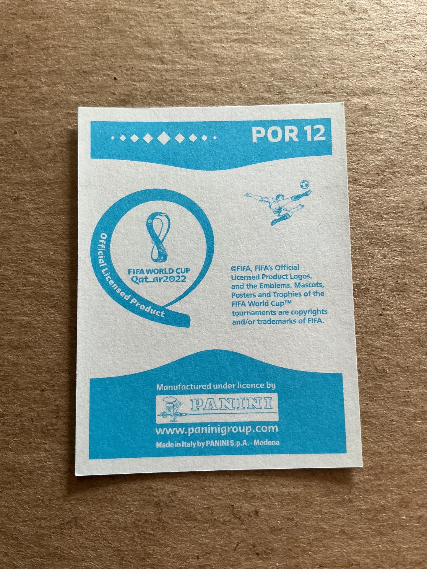 Bruno Fernandes, Portugal 🇵🇹 FIFA World Cup 2022 Panini hand signed
