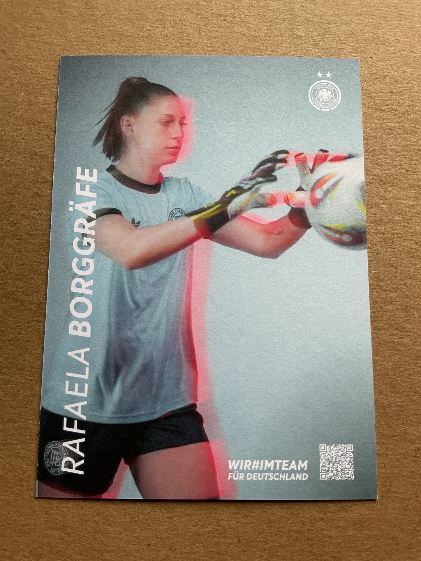 Rafaela Borggräfe, Germany 🇩🇪 Women’s Euro Cup 2025 hand signed