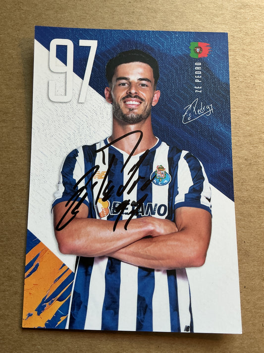 Ze Pedro , Portugal 🇵🇹 FC Porto 2024/25 hand signed