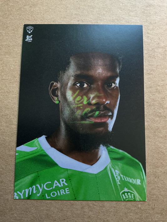 Pierre Ekwah, France 🇫🇷 AS Saint-Etienne 2024/25 hand signed