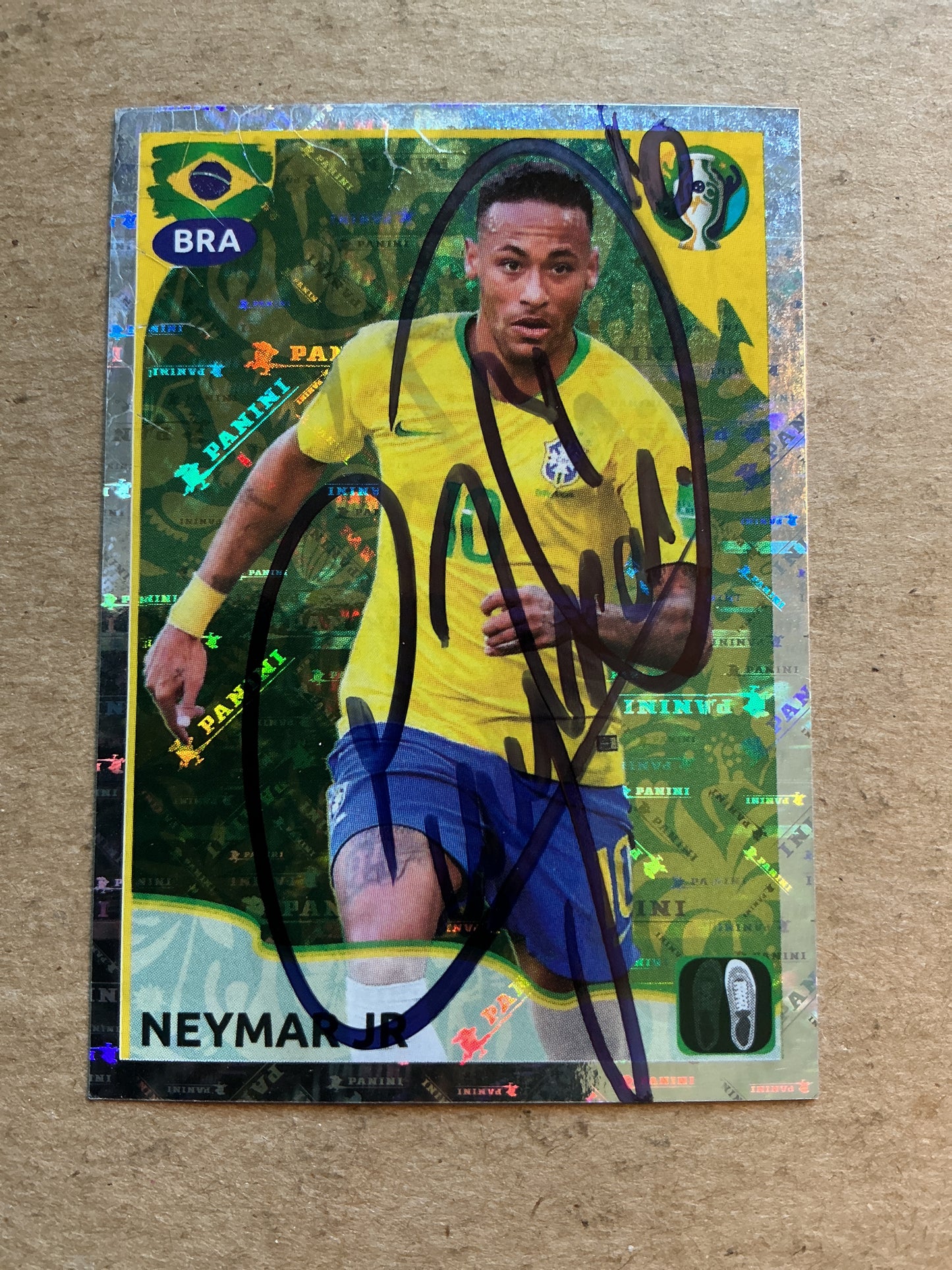 Neymar Jr. Brazil 🇧🇷 Copa America 2019 Panini hand signed