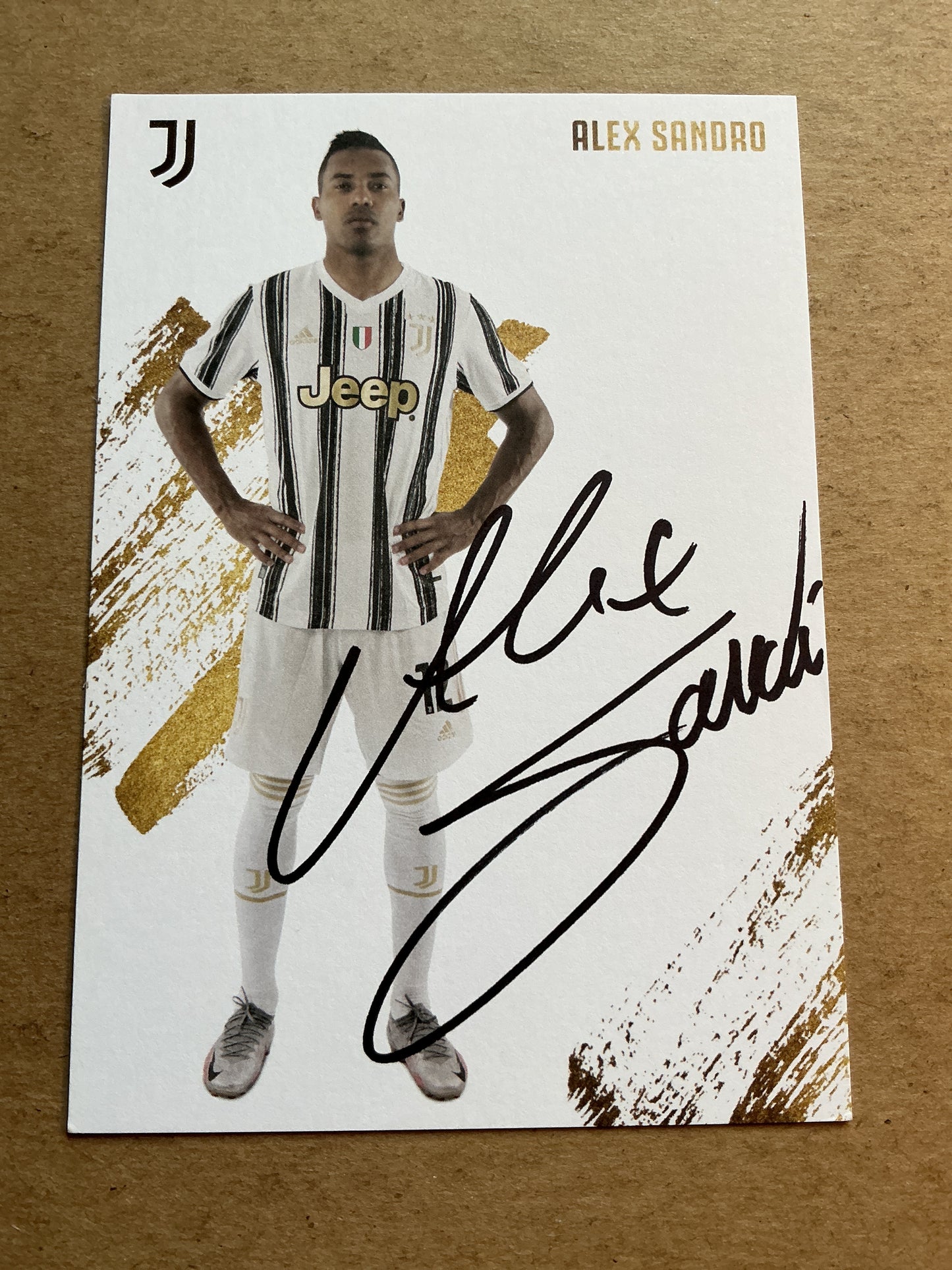 Alex Sandro, Brazil 🇧🇷 Juventus FC 2020/21 hand signed