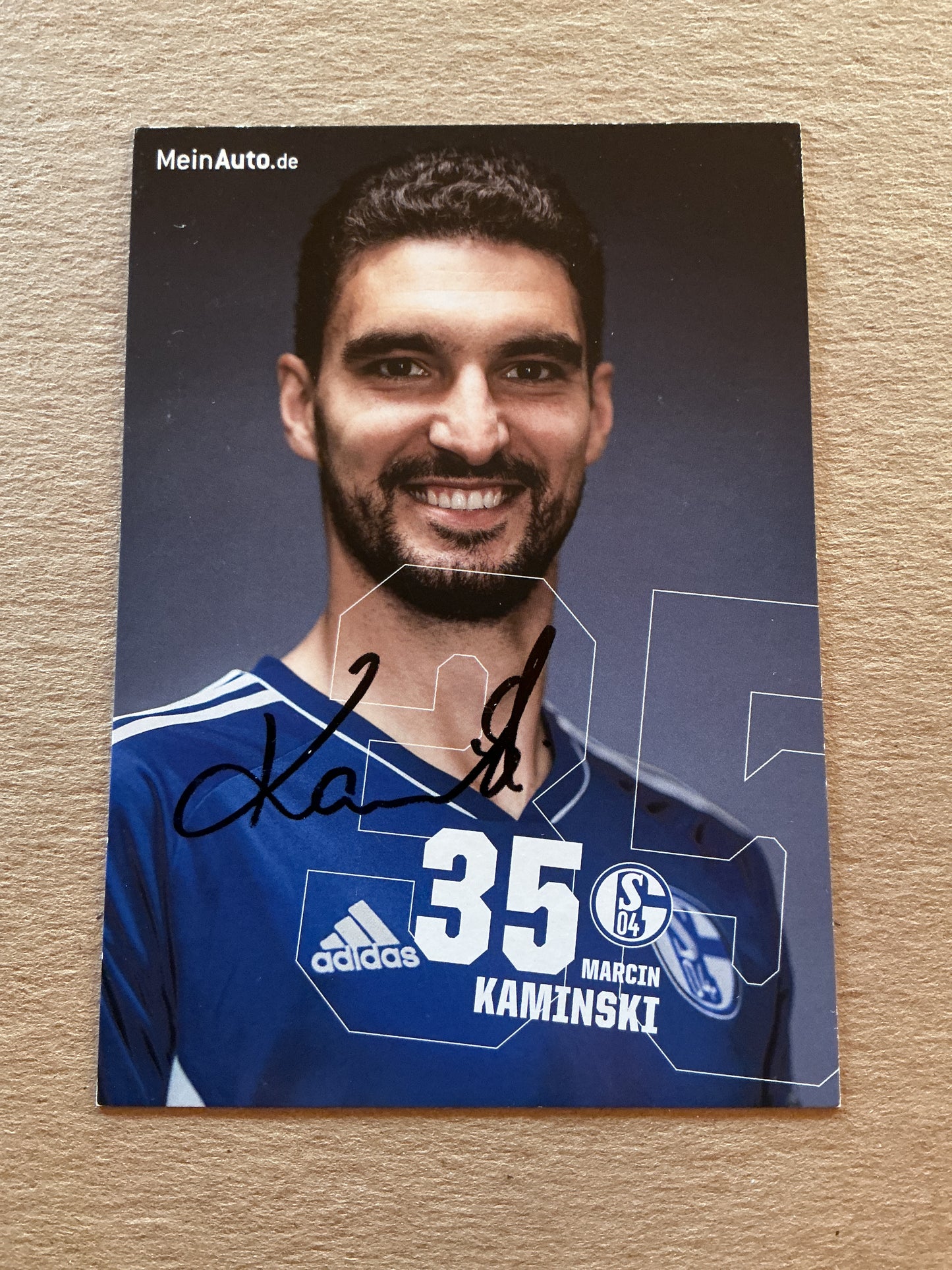 Marcin Kaminski, Poland 🇵🇱 FC Schalke 04 2022/23 hand signed