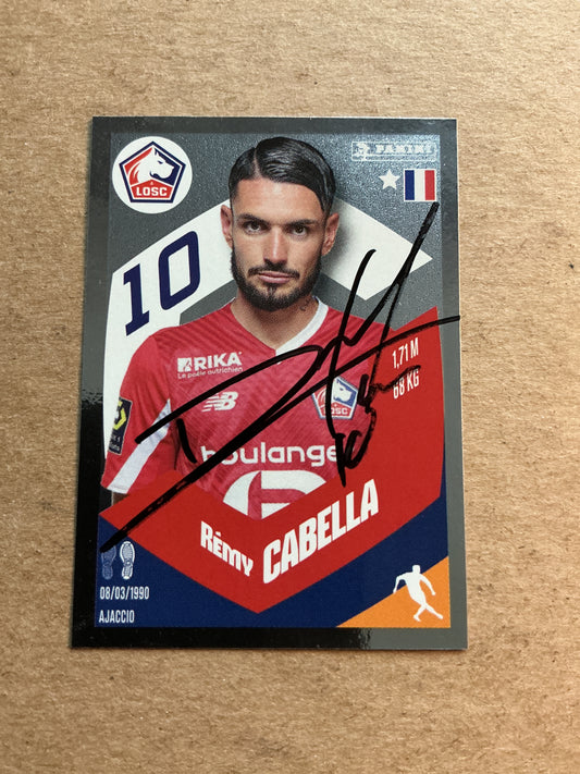 Remy Cabella, France 🇫🇷 Lille OSC 2024 Panini hand signed
