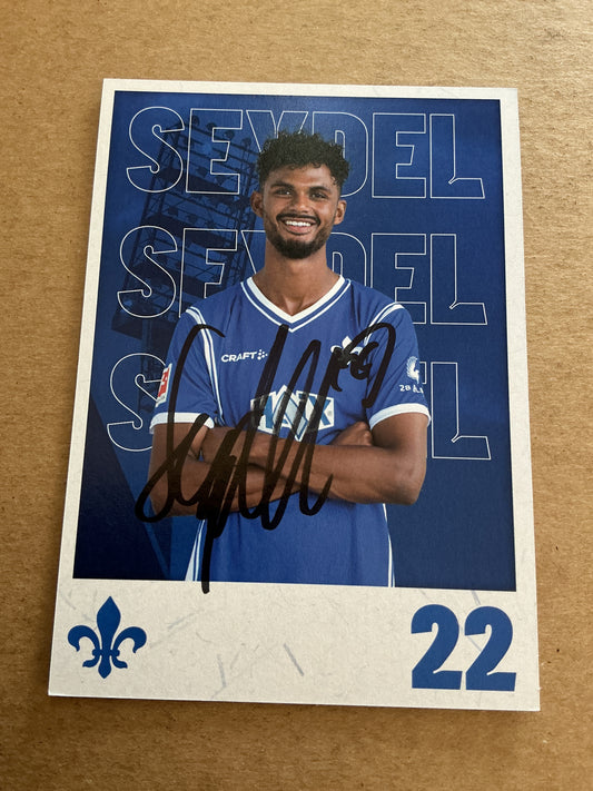 Aaron Seydel, Germany 🇩🇪 SV Darmstadt 98 2023/24 hand signed
