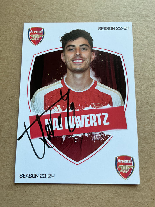 Kai Havertz, Germany 🇩🇪 Arsenal FC 2023/24 hand signed