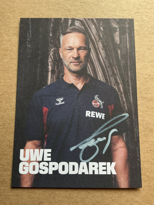 Uwe Gospodarek, Germany 🇩🇪 1.FC Köln 2023/24 hand signed