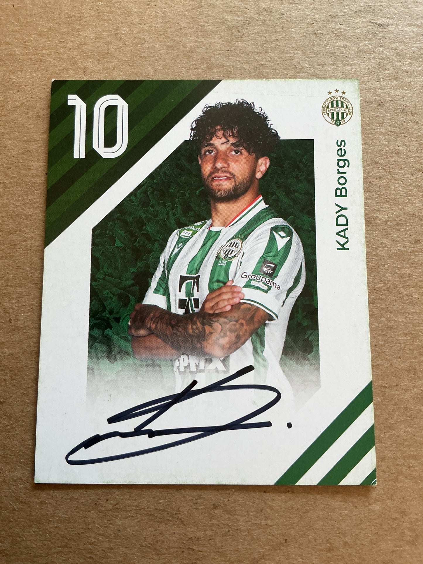 Kady Borges, Brazil 🇧🇷 Ferencvaros TC 2024/25 hand signed