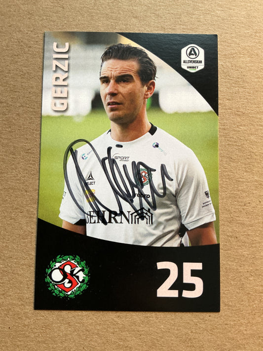 Nordin Gerzic, Sweden 🇸🇪 Örebro SK 2021/22 hand signed