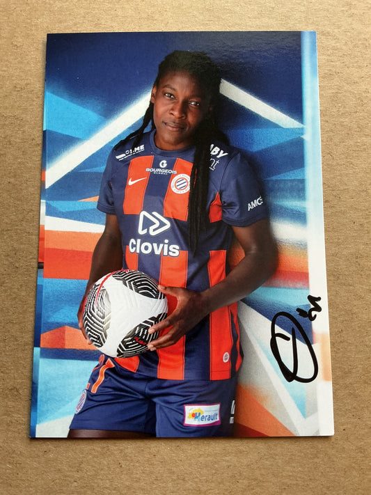 Nina Ngueleu, Cameroon 🇨🇲 Montpellier HSC 2023/24 hand signed