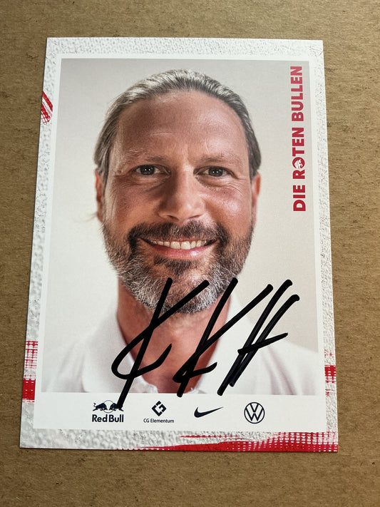 Kai Kraft, Germany 🇩🇪 RB Leipzig 2021/22 hand signed