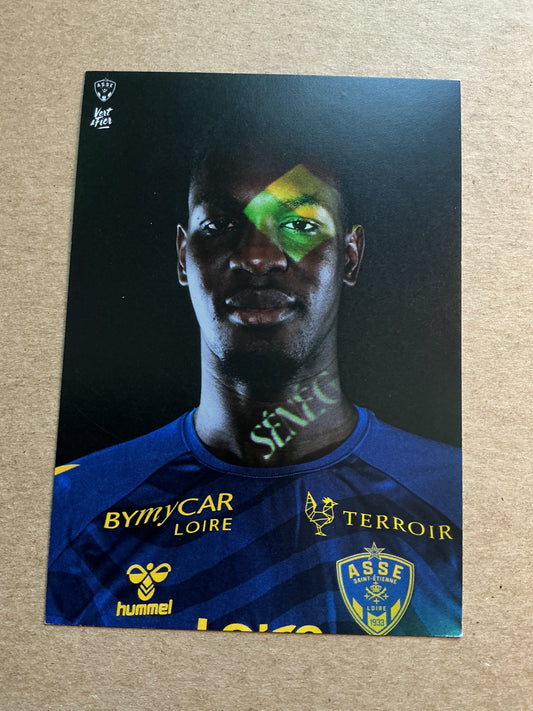 Boubacar Fall, Senegal 🇸🇳 AS Saint-Etienne 2024/25 hand signed