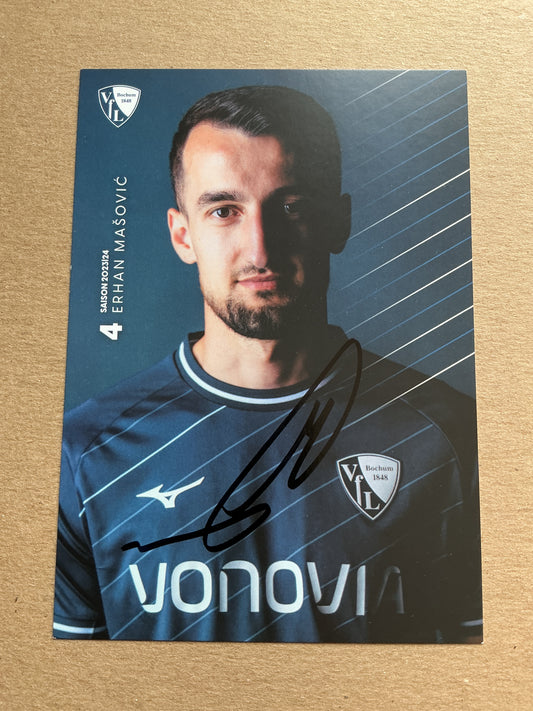 Erhan Masovic, Serbia 🇷🇸 VfL Bochum 2023/24 hand signed
