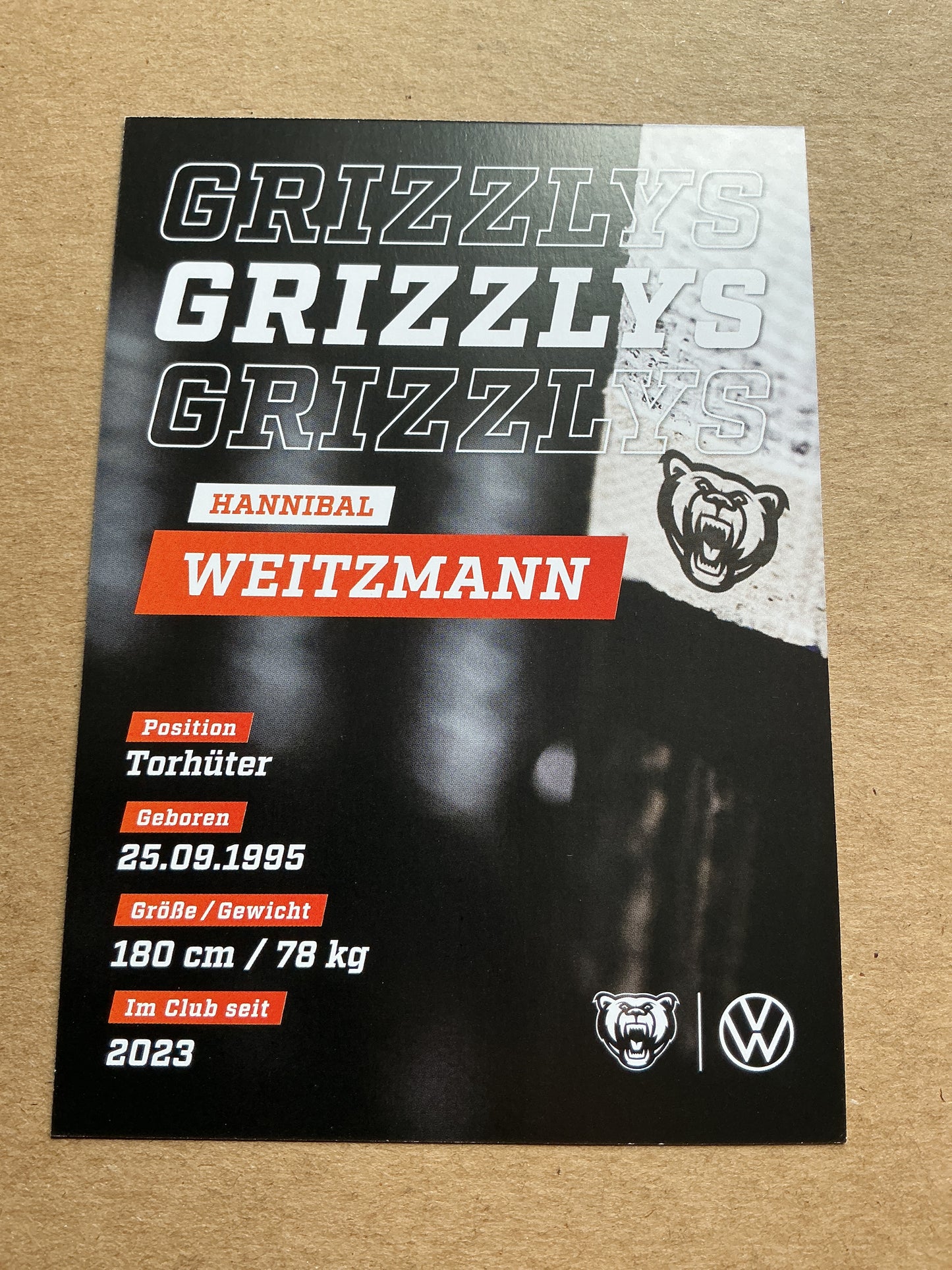 Hannibal Weitzmann, Germany 🇩🇪 Grizzlys Wolfsburg 2024/25 hand signed