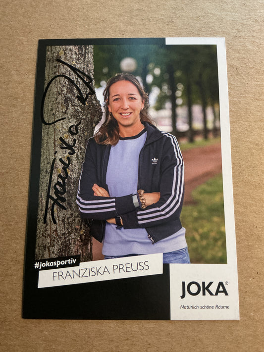 Franziska Preuß, Germany 🇩🇪 Biathlon Winter Sports 2024/25 hand signed