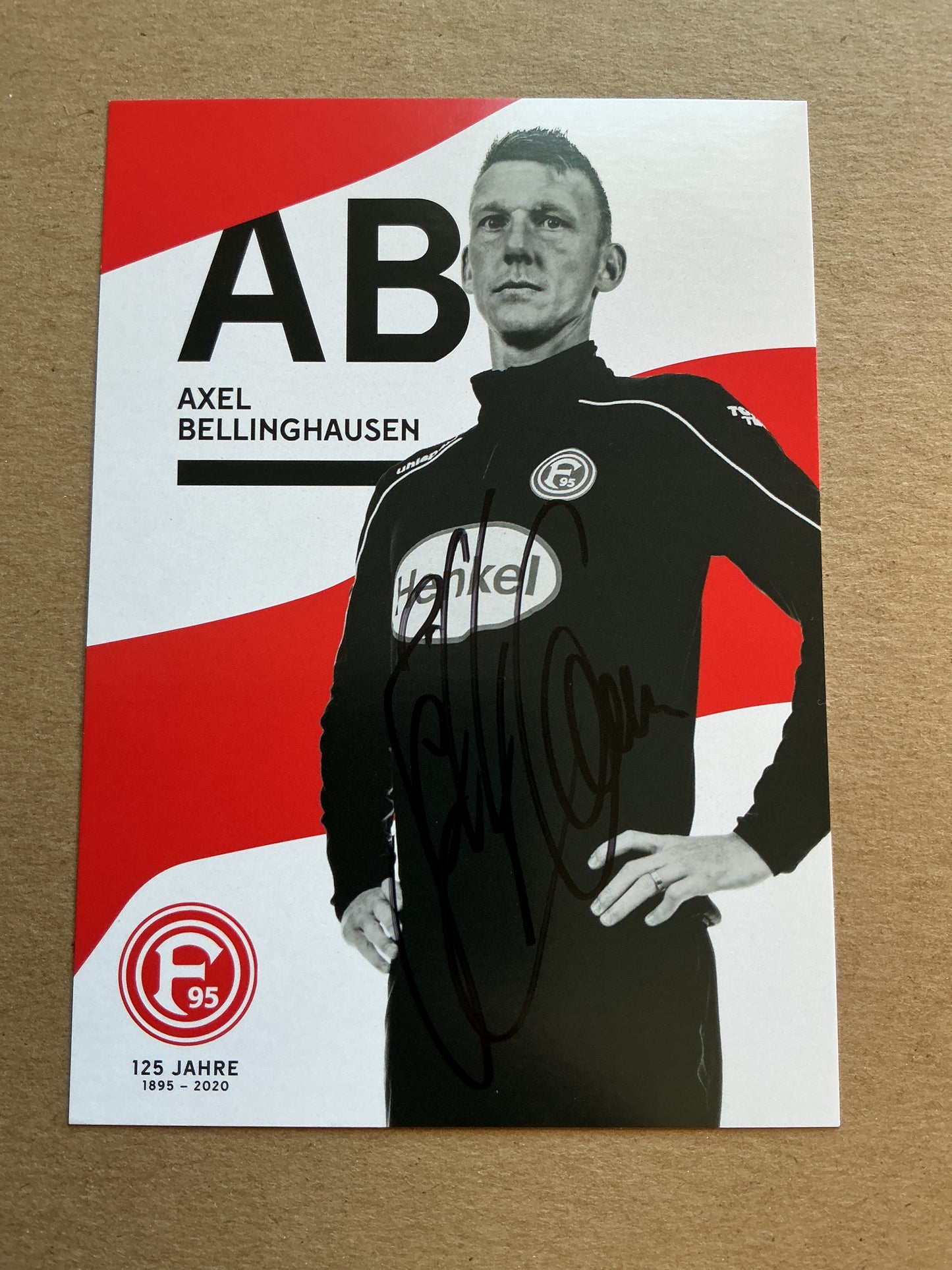 Axel Bellinghausen, Germany 🇩🇪 Fortuna Düsseldorf 2019/20 hand signed