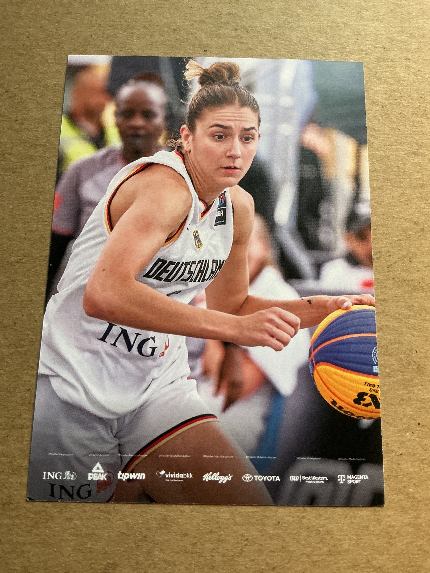 Marie Reichert, Germany 🇩🇪 Basketball 3x3 Summer Olympics 2024 hand signed