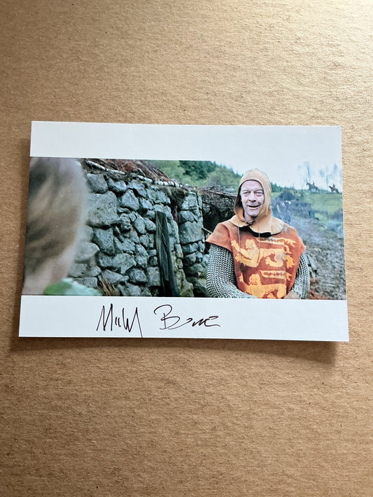 Michael Byrne, Great Britain 🇬🇧 Actor hand signed