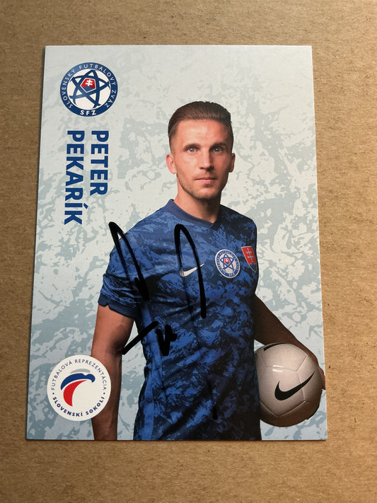 Peter Pekarik, Slovakia 🇸🇰 UEFA Euro Cup 2020 hand signed
