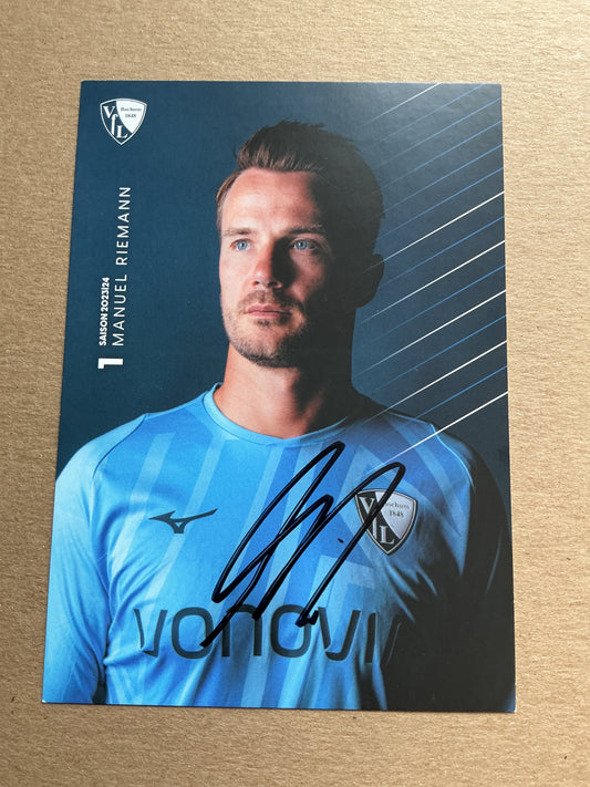 Manuel Riemann, Germany 🇩🇪 VfL Bochum 2023/24 hand signed